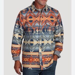 True Grit Chimayo Indigo Double Weave Shirt Jacket Men’s Medium